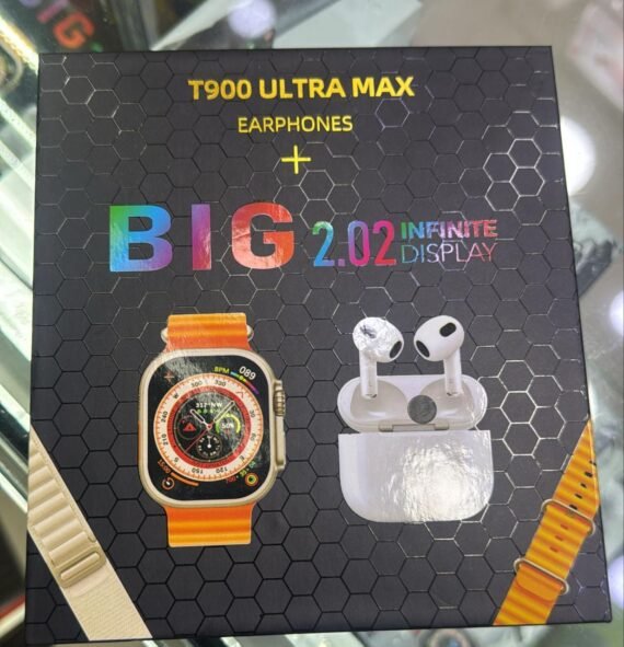 smartwatch T900 ultra + AirPods 2 🥊🎧