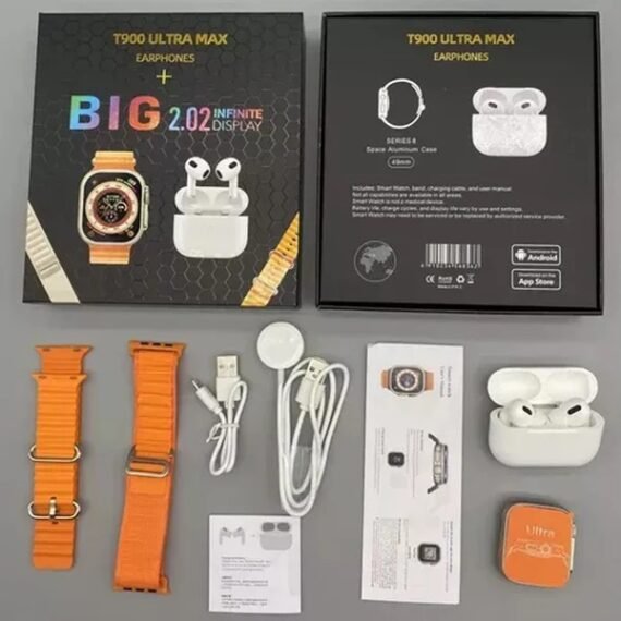 smartwatch T900 ultra + AirPods 2 🥊🎧 - Image 3
