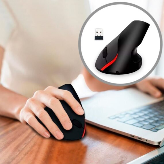 Mouse Ergonómico Inalámbrico Recargable