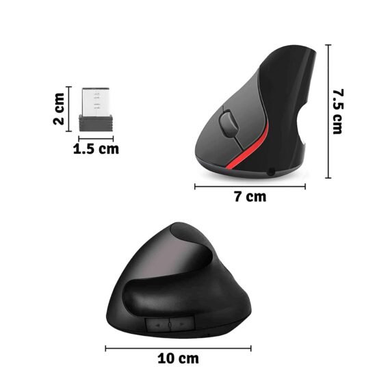 Mouse Ergonómico Inalámbrico Recargable - Image 4