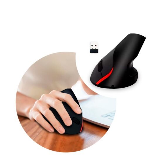 Mouse Ergonómico Inalámbrico Recargable - Image 2